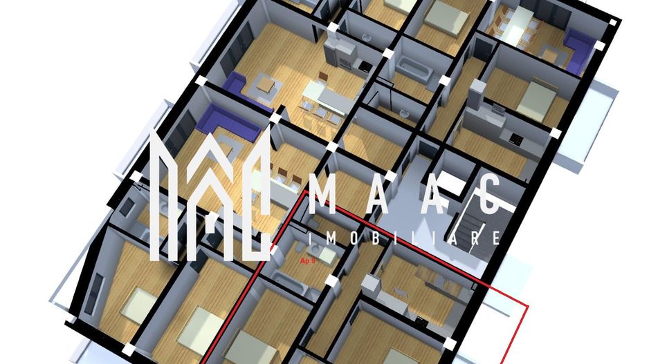 Comision 0 | Apartament 3 camere | Etaj 3 | Lift | Parcare - Poză 2