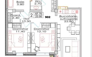 Vânzare, apartament, 2 camere, str. Ialoveni, Telecentru - Poză 3