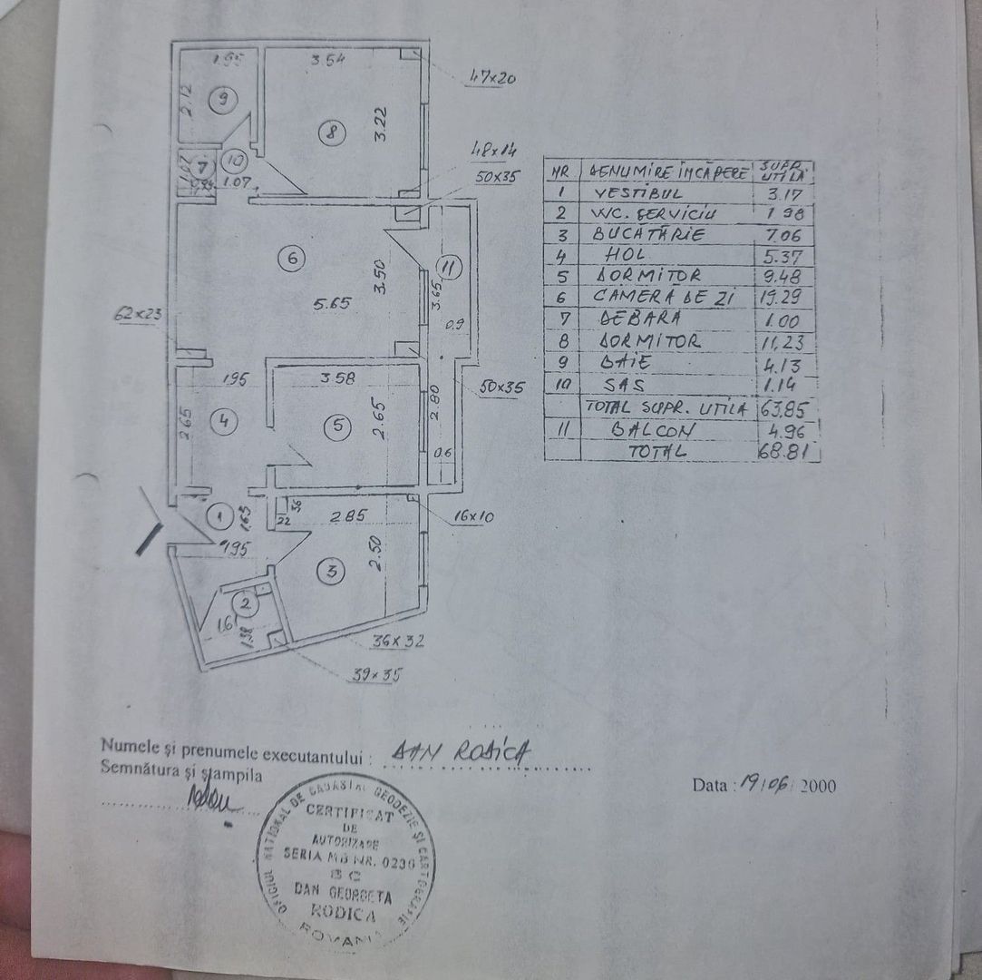 3 camere renovat, centrală proprie, balcon mare, vedere liberă, Dristor - Poză 9