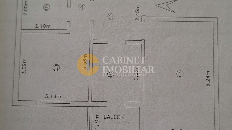 2 Camere Decomandat- Mobilat si Utilat- etaj intermediar- zona Dacia - Poză 11