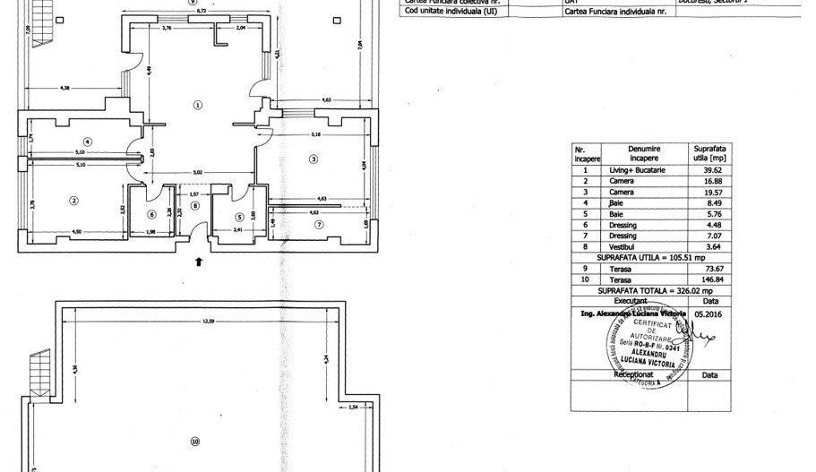 Apartament superb 105 mp utili si 326 mp totali | Baneasa - Poză 12