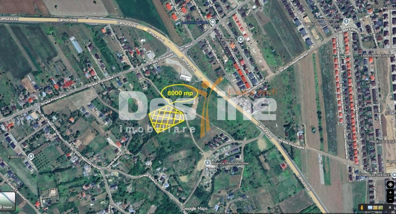Teren parcelat intravilan 8000 mp vedere spre Lac Ciurbești - Poză 7