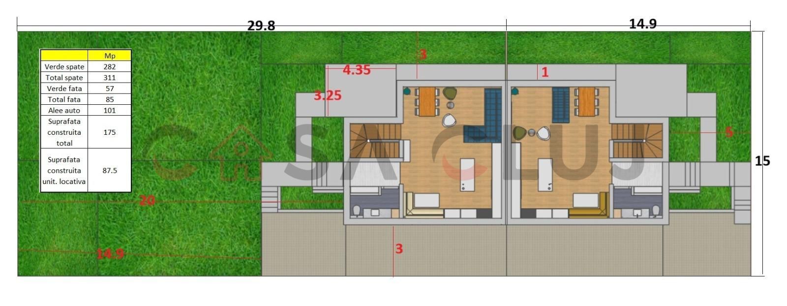Casa noua tip duplex in Dambul Rotund! - Poză 11