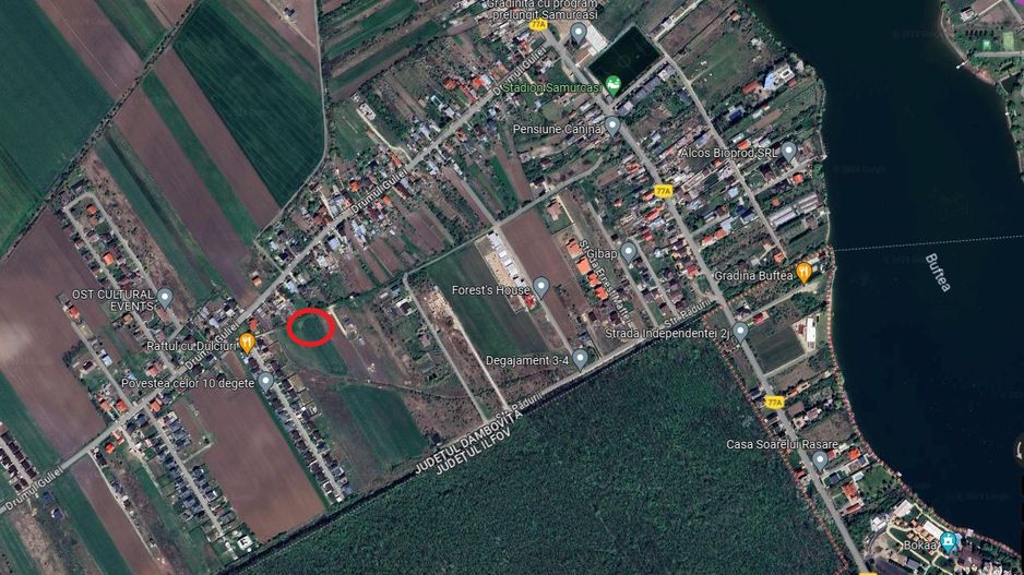 Teren de vânzare, Samurcași-Crevedia, în apropiere de pădure. - Poză 1