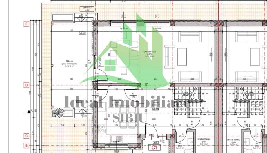 Duplex cu Modern cu 4 camere, in zona Triajului - Schiță 5