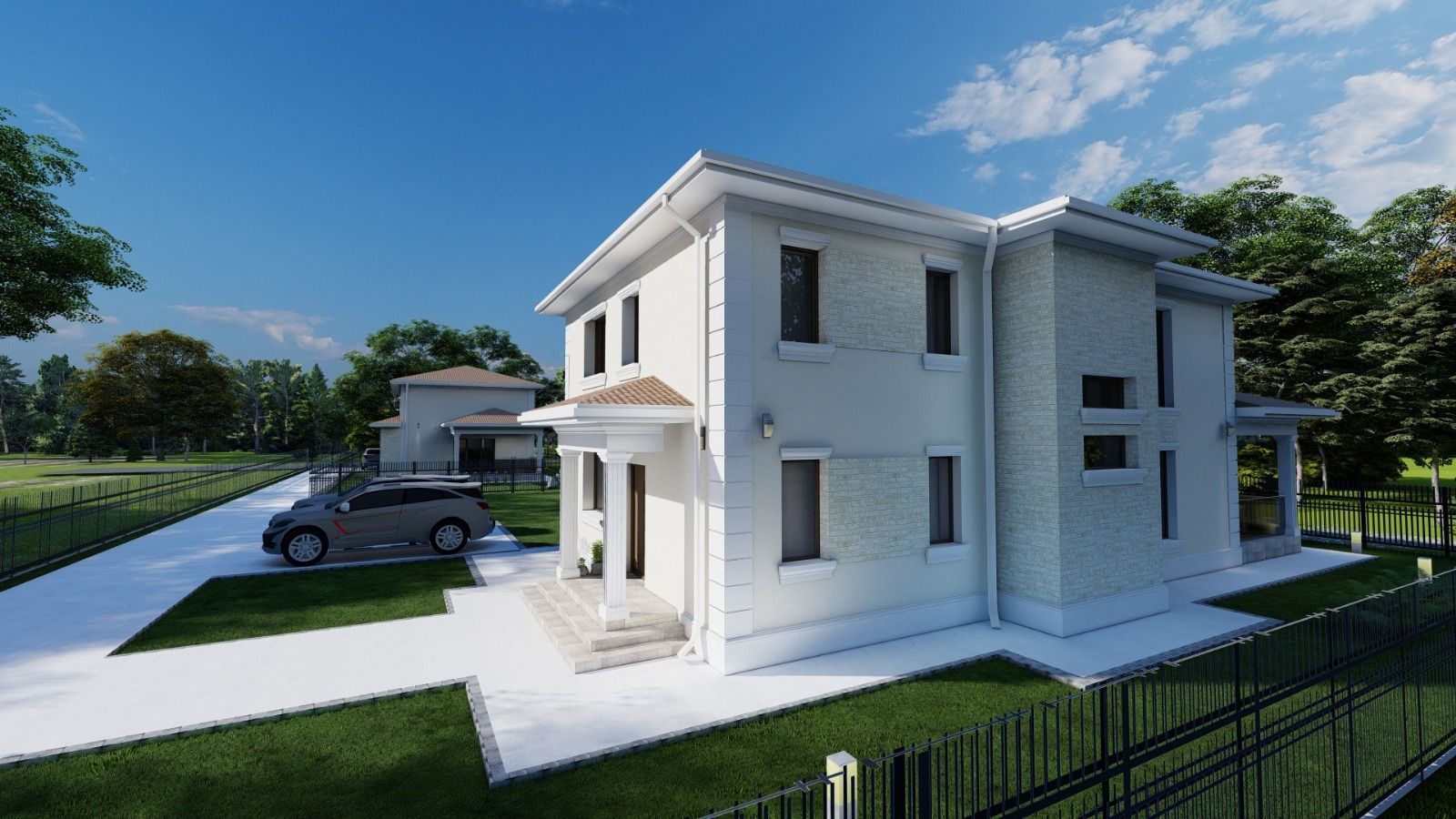 Casa P+1 - constructie 2026 - 281 mp + teren 1018 mp - Mogosoaia - Poză 1