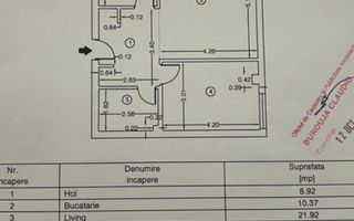 Apartament cu 2 camere 63.46 mp + loc de parcare - Otopeni - Poză 12
