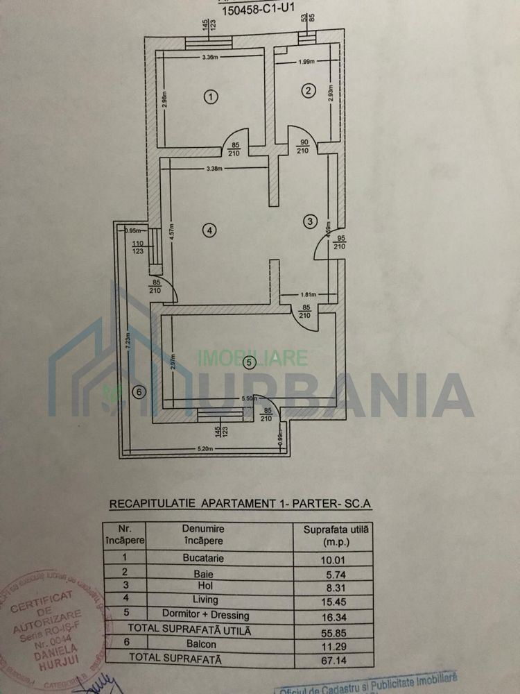 Apartament modern 2 camere, Strada Moara de Vant, Iași - Poză 8