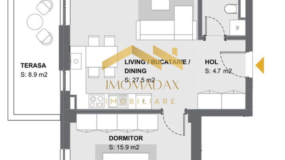 Aradului-2 Camere-Finalizat Complet - Poză 9