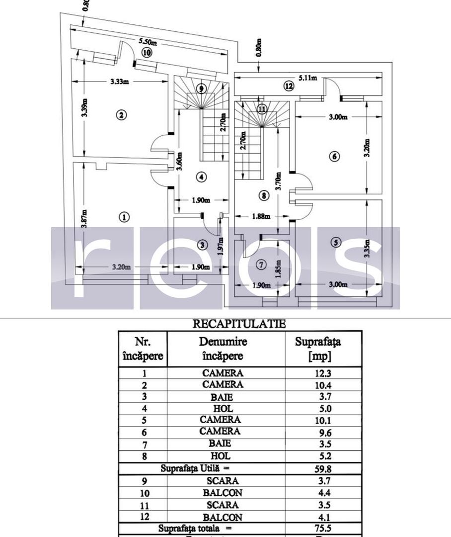VANZARE DUPLEX P+2+TERASA PANORAMICA | ZONA MIHAI BRAVU - Poză 16