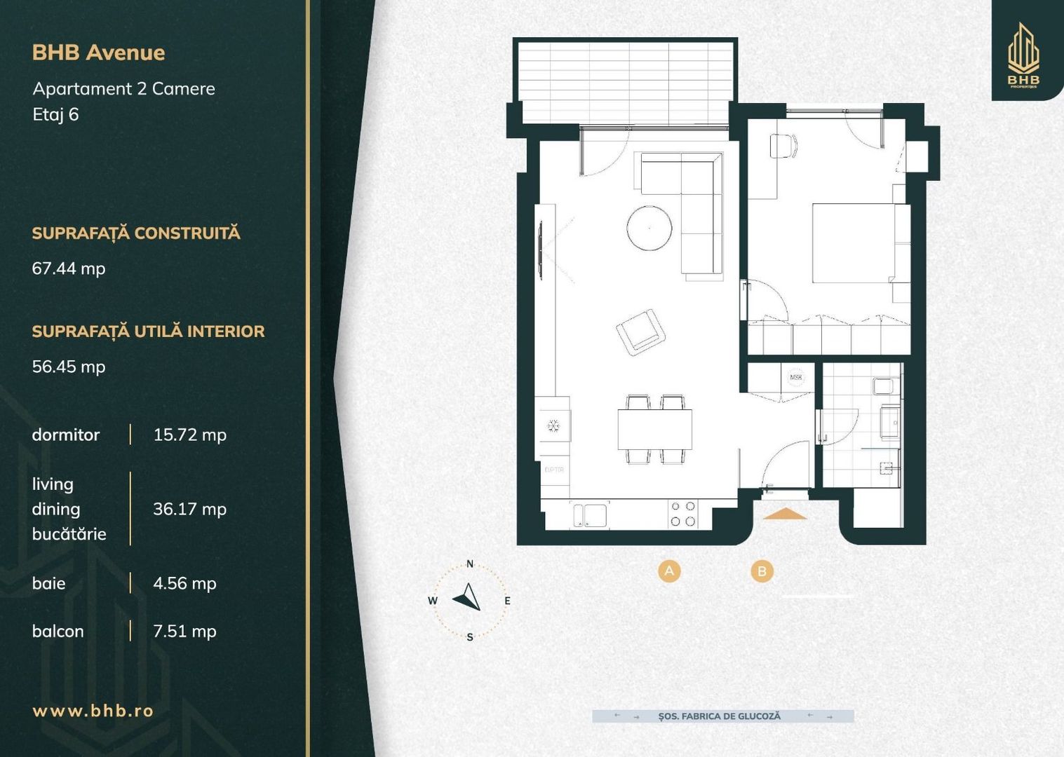 Apartament de vanzare 2 camere - Vedere Lac Pipera - Poză 12