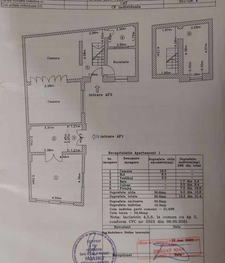 De vanzare Apartament in vila (parter), Leon Voda, ultracentral - Poză 5