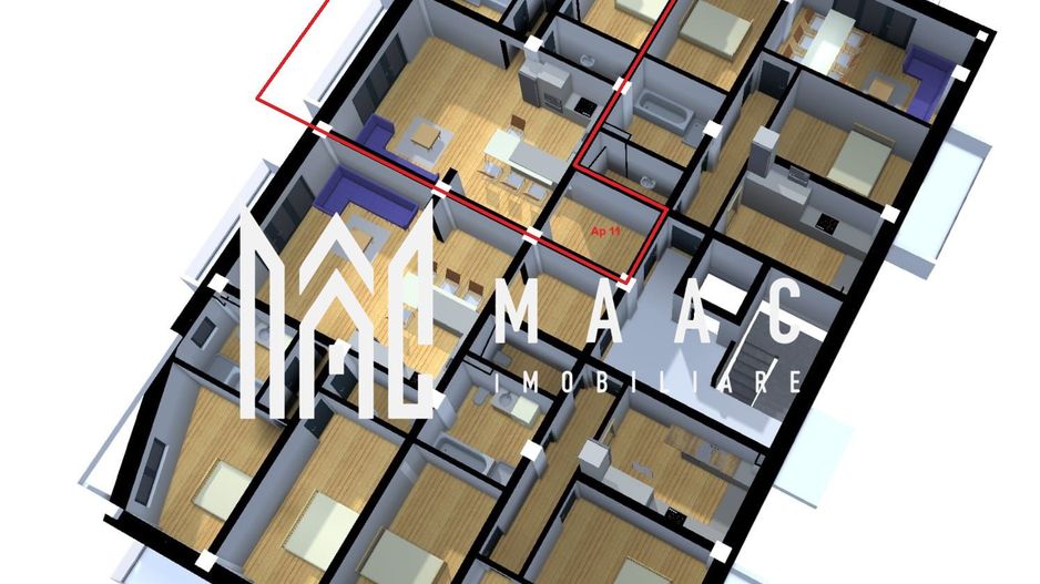 Comision 0 | Apartament 3 camere | Etaj 3 | Lift | Parcare - Poză 1