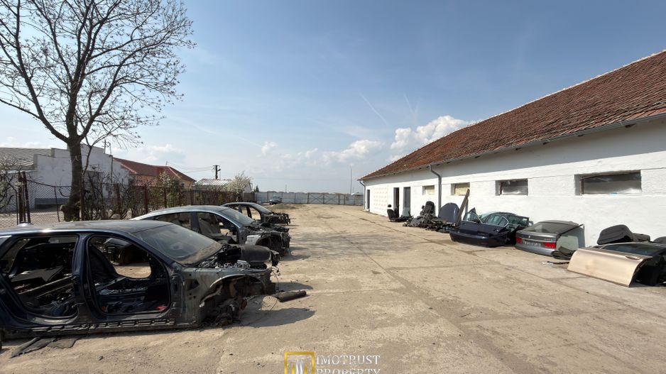 Hala + teren de închiriat pentru service auto / dezmembrări / depozit - Poză 5