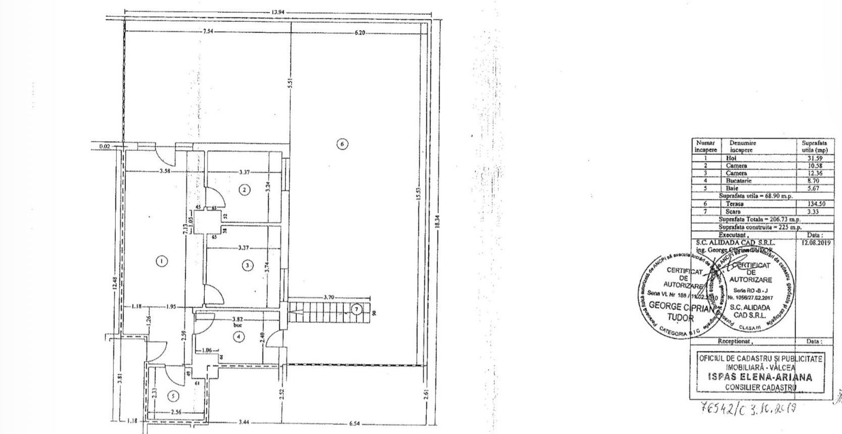 Penthouse 3 camere / Zona Centrala / Suprafata totala 206 mp - Poză 12