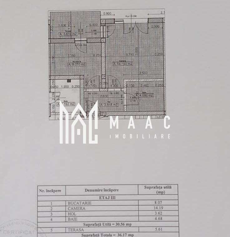 Garsonieră 31 mpu I Mobilată I Utilată I Terasă I Turnișor - Poză 8