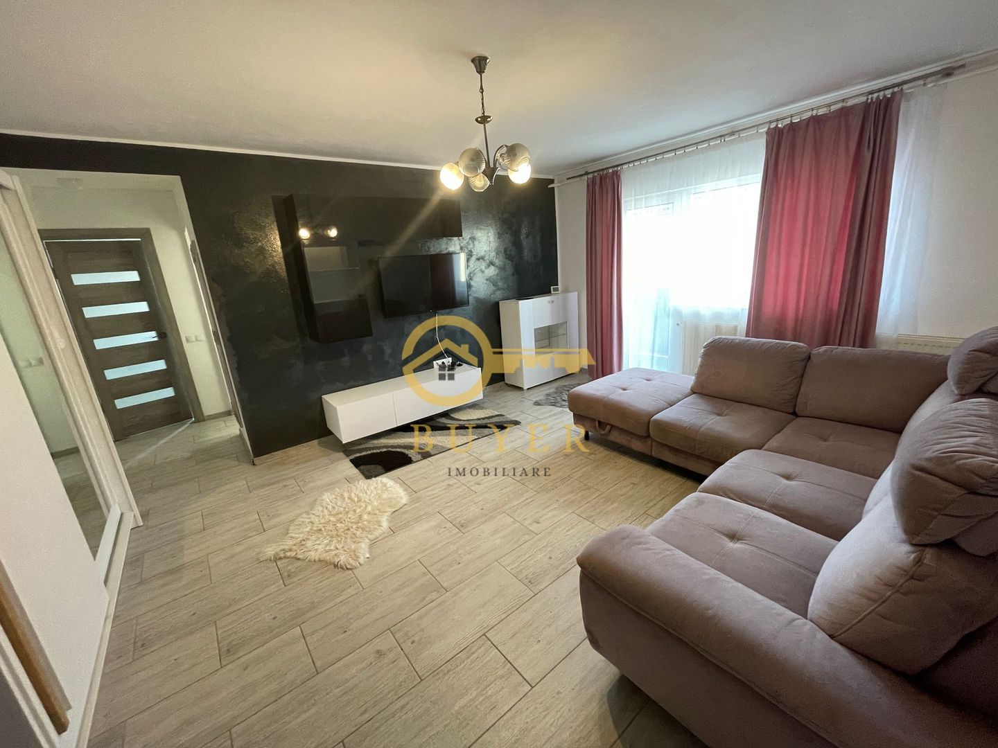 Apartament cu 2 cam la etajul 1, complet mobilat si utilat, balcon - Poză 1