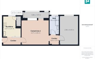 Apartament cu 2 camere în Vlaicu - Poză 10