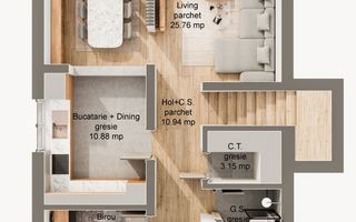 Casa Tip Duplex I 4 Camere I Curte I Cisnadie - Poză 5