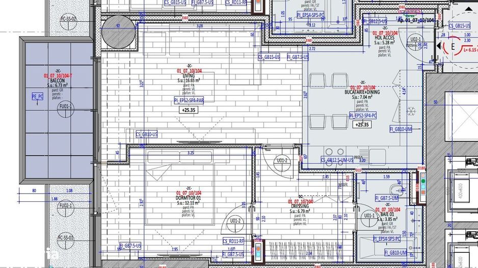 UpSite - 2 camere ||  FLOREASCA - Schiță 25