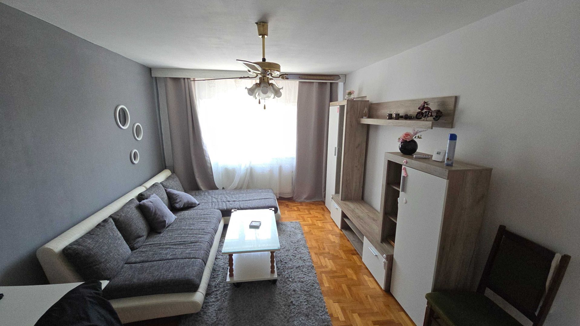 Girocului | 3 Camere | Etaj 1 | Centrala proprie | Aer conditionat | Disponibil - Poză 1