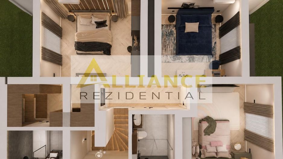 Casa Individuala - 4 camere - 3 bai - 355mp teren - Poză 35