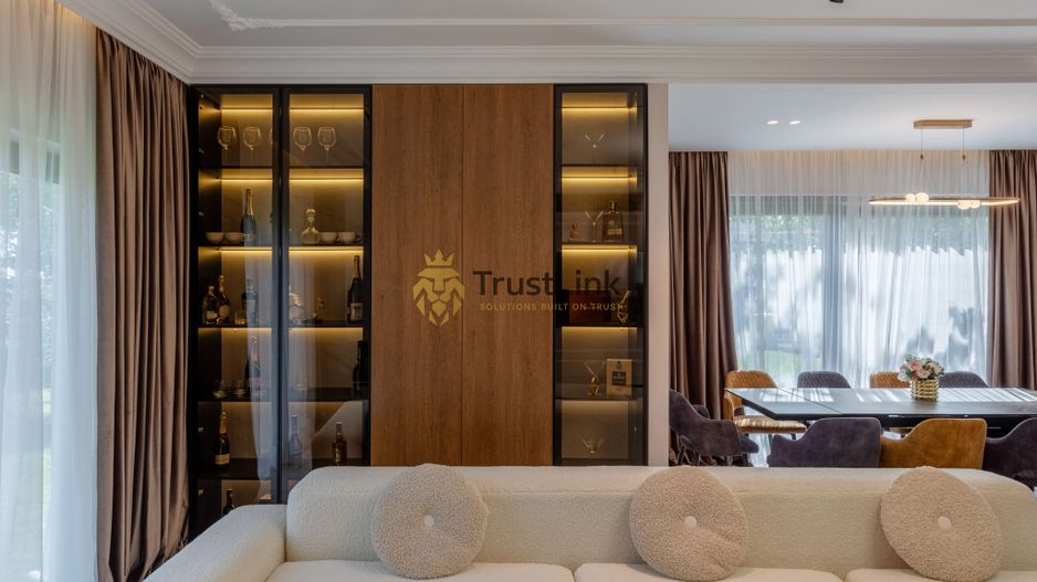 Casă premium teren 3.000 mp, livadă și zonă BBQ – Frumusani - Poză 1