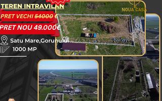 De vaznare Teren Intravilan Satu Mare 1000MP/Gard/Zona Buna - Poză 1