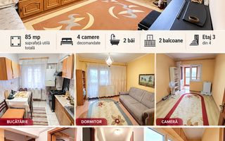Apartament cu 4 camere, etaj 3, VASLUI zona Ultracentrală; - Poză 1