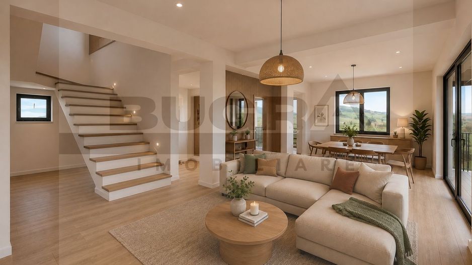Casa individuala de 120mp, teren 500mp, finisata modern, zona Chinteni - Poză 14