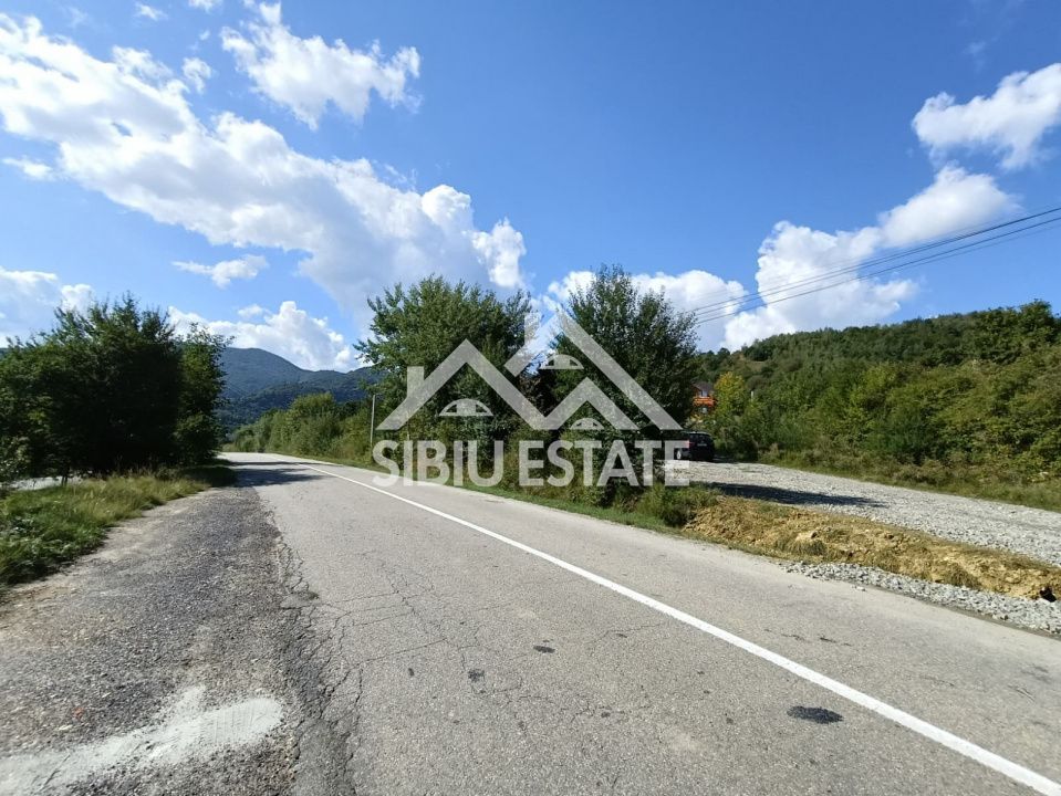 Teren  construibil ,la sosea, intre Vale si Sibiel, zona cu potential - Poză 2