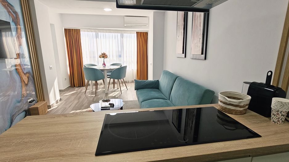 Sea View Olimp, Apartament 3 camere mobilat, vedere la mare - Poză 2