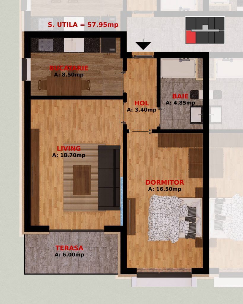Apartament 2 camere I Pantelimon Dobroesti I Vanzare - Poză 6
