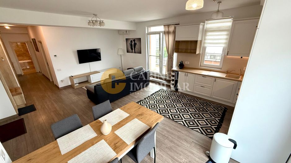 PENTHOUSE Complex Newton, 3 camere, Smart system, mobilat + parcare subterana - Poză 2