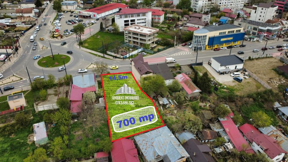 TEREN INTRAVILAN DE VÂNZARE – POZIȚIE EXCEPȚIONALĂ, VIZIBILITATE MAXIMĂ! - Poză 1