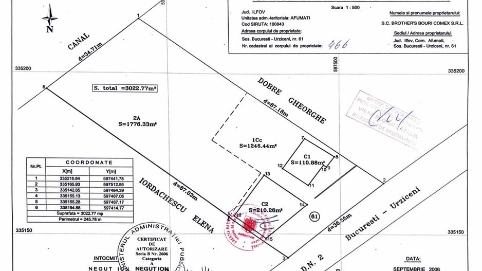 AFUMATI, SPATIU COMERCIAL P+3E, LOT 3.023 MP! - Poză 5