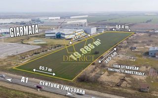 Teren Industrial - Comercial 2ha la soseaua principala | Giarmata - Poză 1