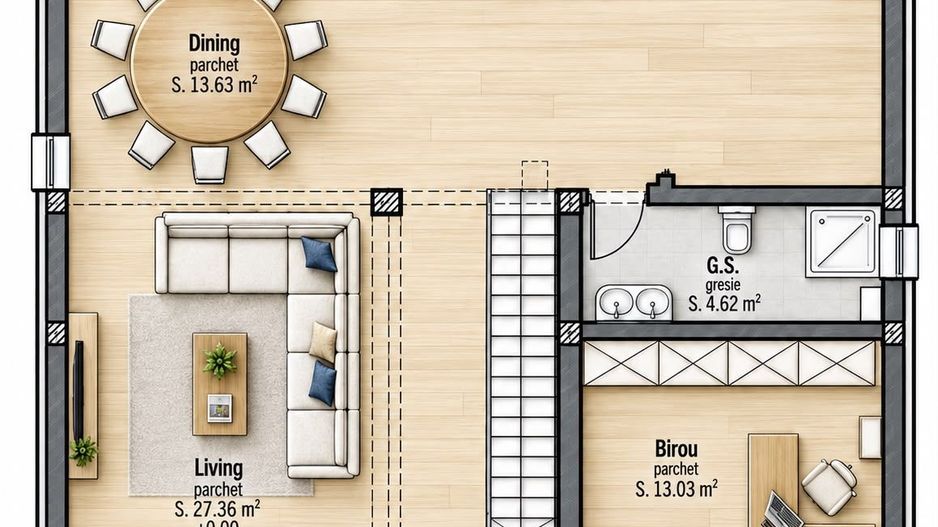 Vila Premium P+E, 4 dormitoare 4 Baii, Ghiroda Timisoara - Poză 30