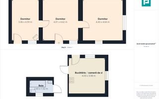 Casă 4 camere cu teren 454mp,  Vladimirescu - Poză 7