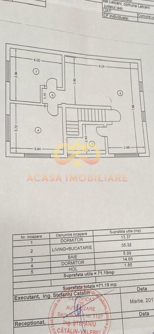 LETCANI CLADIRE DE LOCUIT  APARTAMENT 4 CAMERE - Poză 5