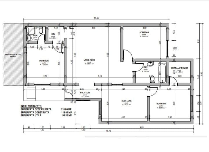 Casă de vânzare – zonă centrală, Strada Primăriei, constructie 2016 - Schiță 19