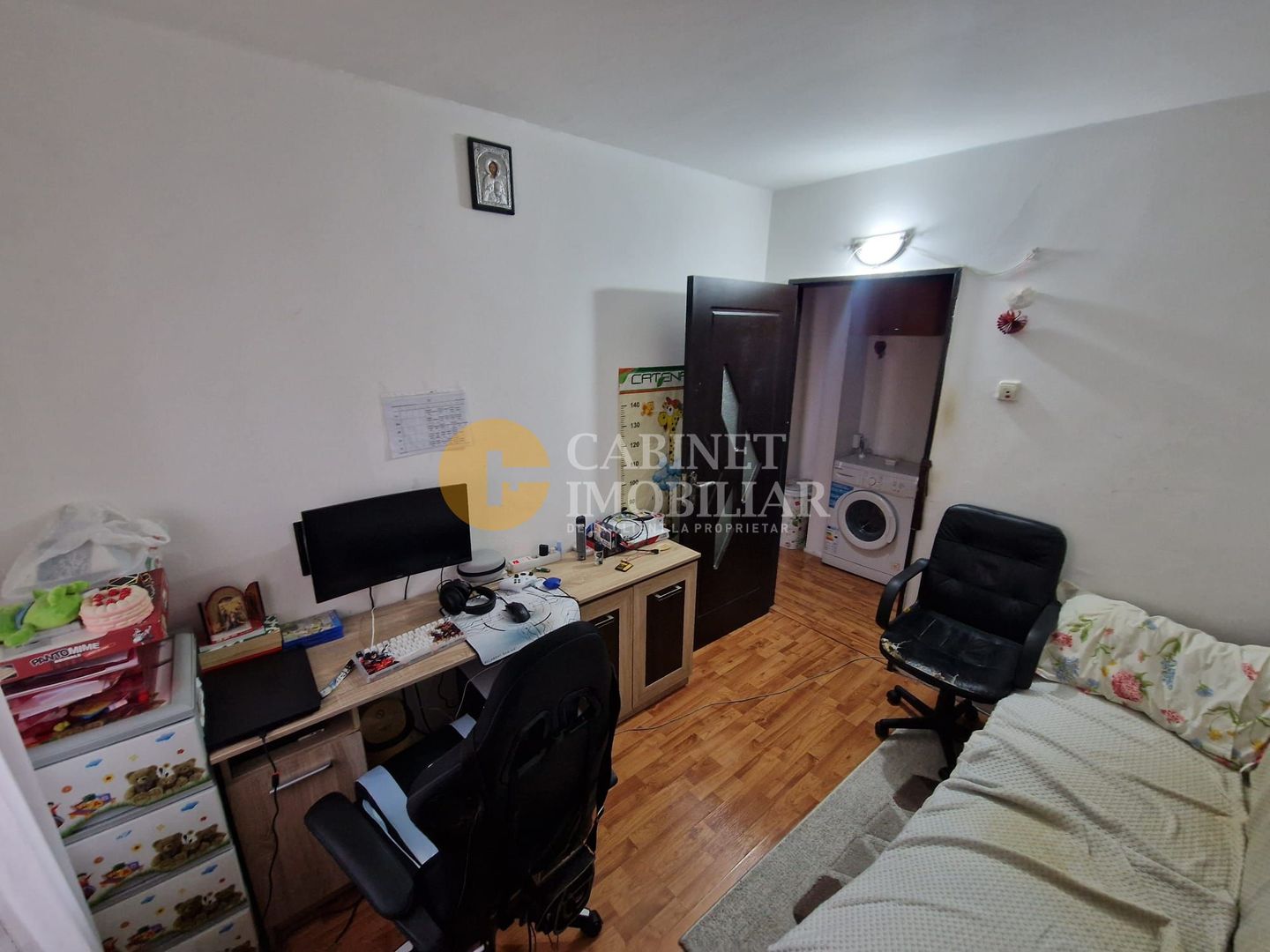 3 camere semidecomandat-mobilat/utilat-Zona Zimbru - Poză 4