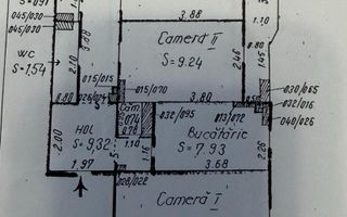 Apartament cu 3 camere pe strada Bucuresti ! - Schiță 11