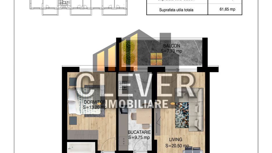 Apartament 2 cam Dezvoltator Pallady Metrou Nicolae Teclu - Poză 2