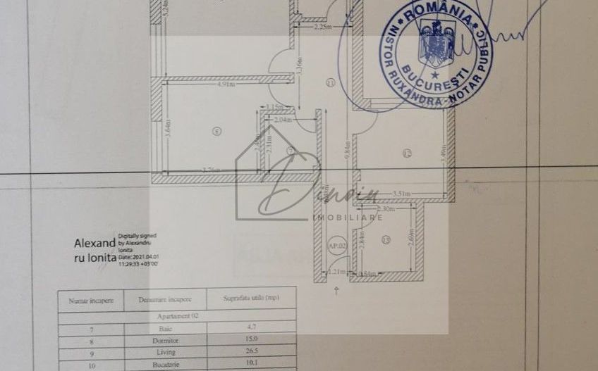 COM 0% I Apartament 3 camere Pipera curte gradina proprie - Poză 3