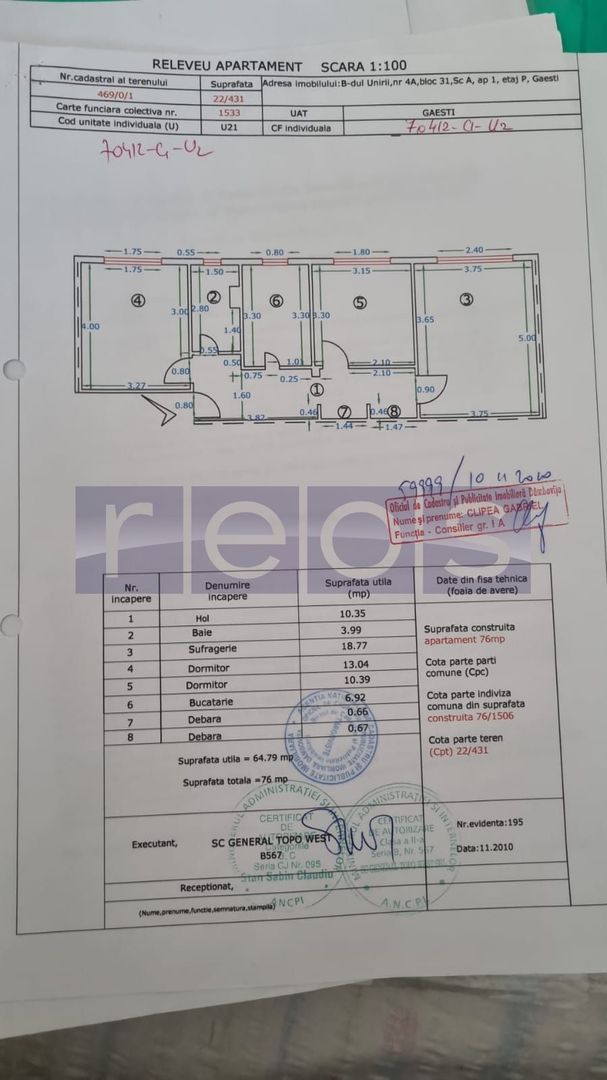 VANZARE 3 CAMERE | DECOMANDAT | DAMBOVITA-GAESTI - Poză 16