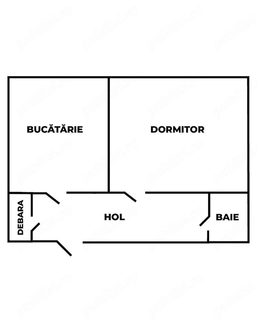Garsonieră Decomandată | 32 MP | Parter | Burdujeni – Jean Bart - Poză 7