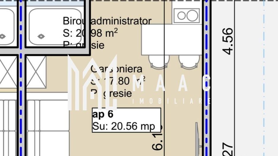 Garsoniera | 20.56 MPU | Parter | Lift | Lazaret - Poză 4