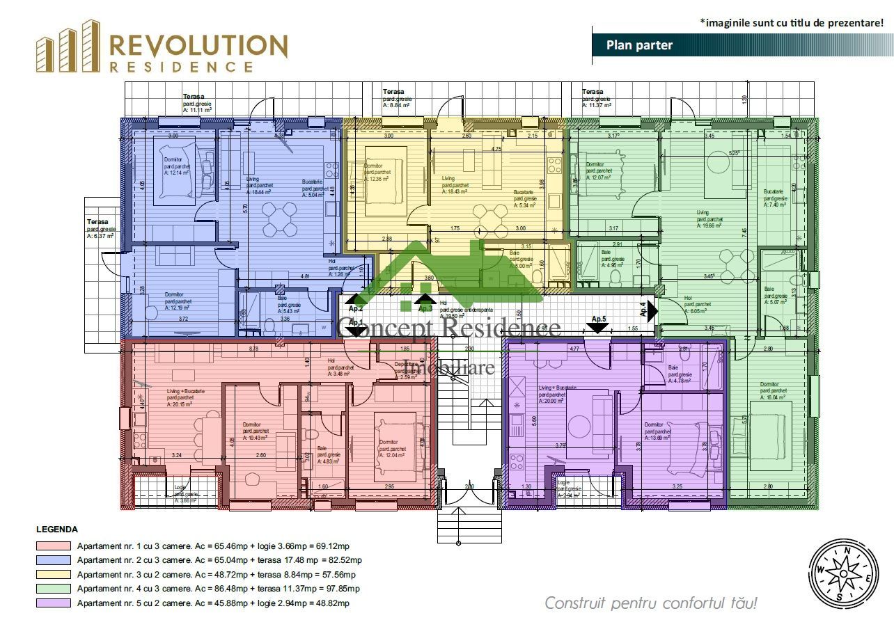 Comision 0%! Apartament 2 camere bloc nou, etaj 1,Oltului - Poză 8
