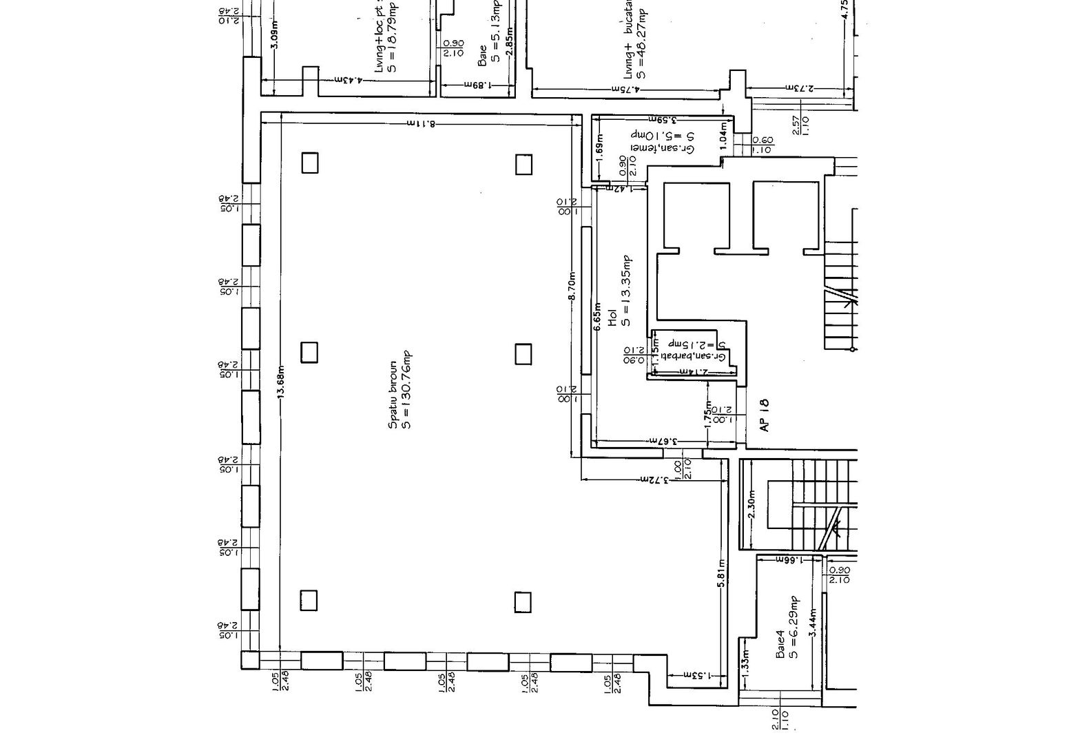 Spațiu de birouri ultracentral de închiriat – Arad Plaza, cu parcare - Poză 8